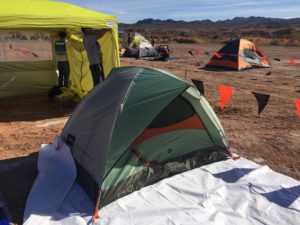 Pit setup at World's Toughest Mudder